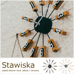 要出典 Stawiska 時計 壁掛時計